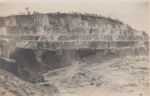 Alte fotokarte steinbruch - alte,