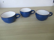 3  FRIESLAND AMMERLAND BLAU BLUE   Kaffeetasse, Teetasse Höhe 5 cm  Durchm. 8 cm