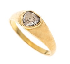 Diamantrosen Diamant Ring herzförmig 585 RG 49 2,9g