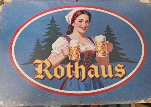Blechschild rothaus bier - blechschild,