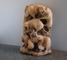 Holzschnitzerei Afrika Relief