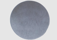 CASA FONDO -  2 RUNDE FUßMATTEN -  65 cm - grau - MF - NEU