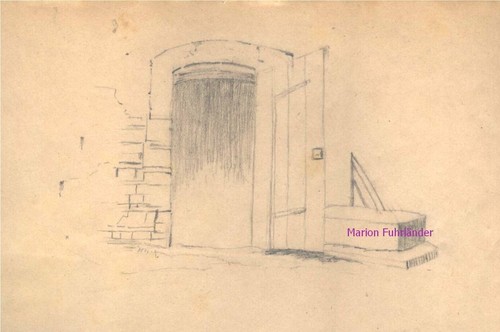 Offenes stalltor um 1876 - stalltor,,