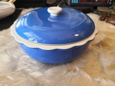 Art Deco Eierkocher Villeroy & Boch Dresden Saxony 6884 Blau