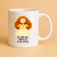 Schöne Spruch Tasse Engel