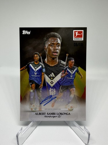 Albert sambi lokonga autogramm - albert,