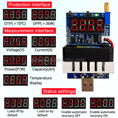 Electronic load usb digital - electronic,