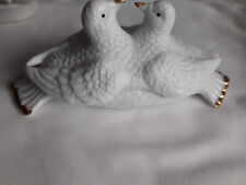 Hochzeitsdeko, 2 Tauben als Schälchen ca 13 cm L.6 cm H.5,5 cm T ,Keramik