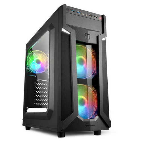 Sharkoon gehäuse vg6 rgb - gehäuse, vg6-w
