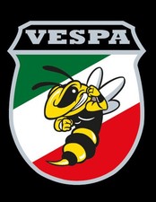 Vespa Emblem Kaskade Aufkleber Logo Wespe