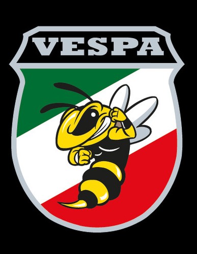 Vespa emblem kaskade - vespa,