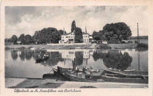 Mainfähre mit dem - ak,