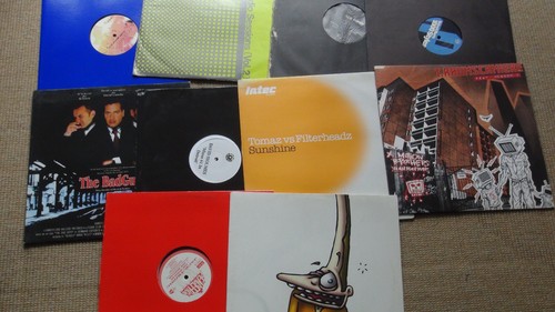 10x schallplatten techno vinyl - schallplatten,