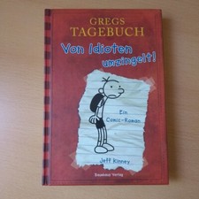 Gregs Tagebuch 1: Von Idioten umzingelt! von Jeff Kinney (2008, gebundene Ausg.)