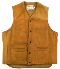 SCHOTT US Vintage Rancher Cowboy Western Fell Wildleder Weste 52 L