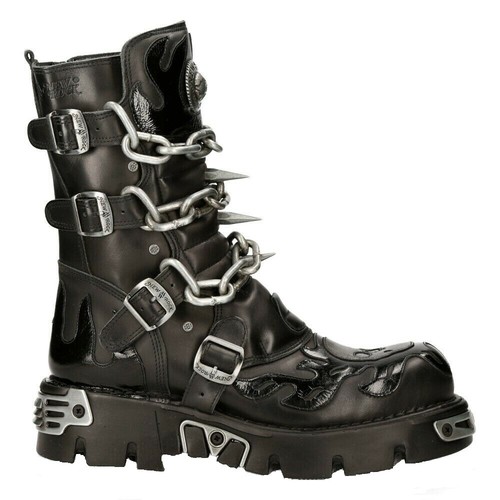 New rock herren schwarz - new,