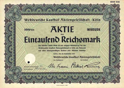 Kaufhof 1937 köln - kaufhof,