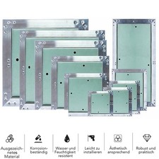 Wartungsklappe Revision Größen wählbar Grün Wartungstür Gipskarton Revisionstür