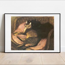 Steinlen Zwei Katzen auf dem