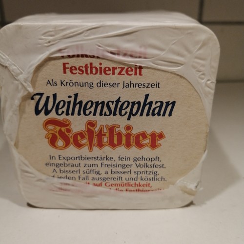 Bierdeckel weihenstephan 80er - bierdeckel,