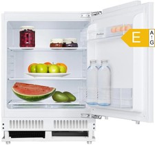 Unterbau Kühlschrank 135l 82cm Festtür LED Inverter Weiß leise EEK E