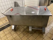 edelstahl wanne , Rollwanne ,Mischwanne , mit Auslauf 137 cm x 70cm x 54 cm