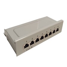 Patchpanel 8 Port Cat.6
