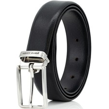 Pierre Cardin Leder-Gürtel Herren, Anzug-Gürtel Herren 30 mm breit, Gürtel-Herre