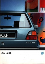 Prospekt VW Golf 2 von 1. 1988
