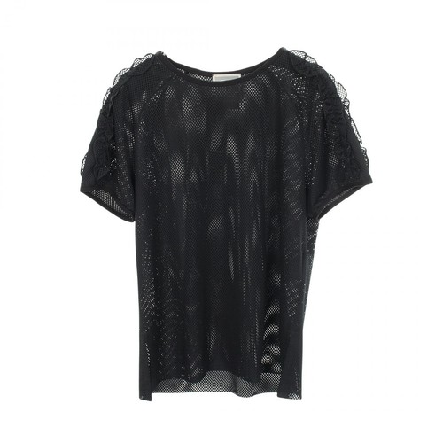 Chanel mesh rüschen kurzarm - mesh,