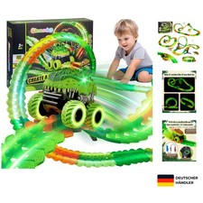 Leuchtende Dinosaurier Rennbahn Kinder Spielzeug ab 3 Jahren