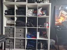 Ikea Kallax Regal Bücherregal Raumteiler 147x147 4x4 Weiß