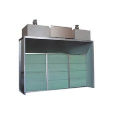 Lackieranlage Spritzwand stationäre Absaugwand Farbnebelabsauganlage Lösemittel