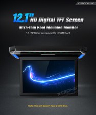 12" Auto Deckenmonitor Spiel Player 1080P Monitor HDMI SD USB HD Digital Screen