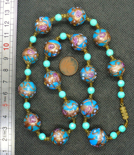 Collier perlen murano antik - murano,