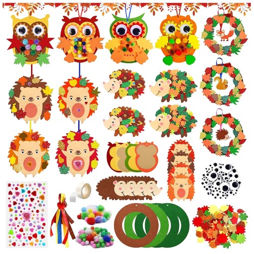 Herbst bastelset kinder - 3, 4