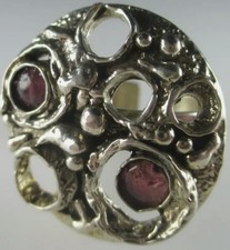 Silber Perli Ring Edelsteine