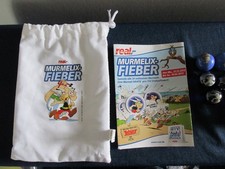 Real Murmelix Fieber - 42 Murmeln mit Stoffbeutel