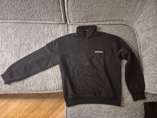 Carhartt Pullover Sweatshirt mit Zip schwarz, Gr. S