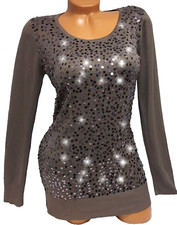 Damen Pullover glitzer
