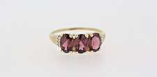 375 9kt gold ring - 9kt, rubine