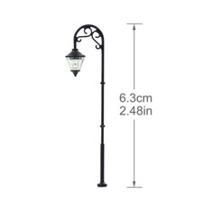 10 Stück 63mm 3V Spur H0 1:87