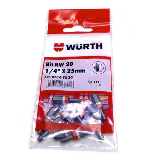 Würth 10x bit - 10x, rw®