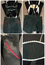 INGELSBERG TRACHTEN..Lederhose..Seppelhose..grün..Gr.122..Lorbeerblatt