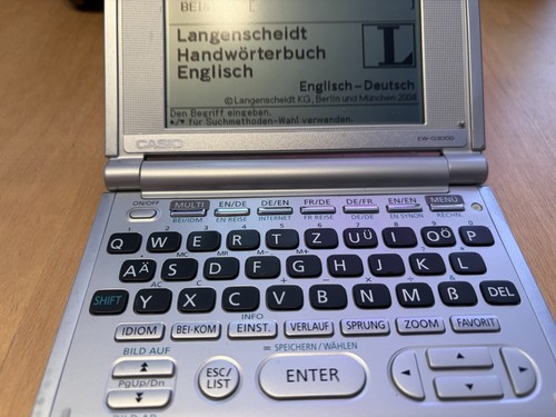 Casio sprachcomputer englisch - casio,