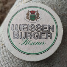 Alter Bierdeckel 1985 - 800 Jahre Lippstadt - Weißenburger Pilsener 👍😁 T3