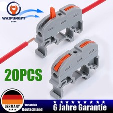 20X Reihenklemmen Hutschiene