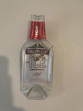 Smirnoff Eis zerquetschte/abgeflachte Glasflasche Wanduhr