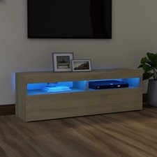 Schrank mit led - led-leuchten, tv
