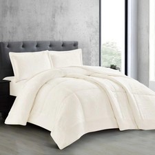 Tagesdecke Set Nazli Überwurf Decke 3-Teilig 260 x 240 cm 2-Personen Weiss